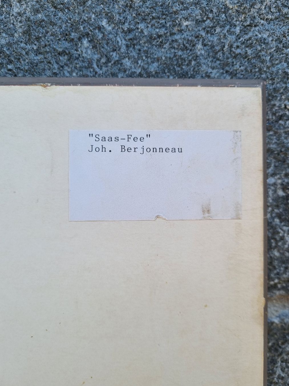 Dipinti: Öl bild signed Joh. Berjonneau – Usato da Ostermundigen venduto da vintage60 3