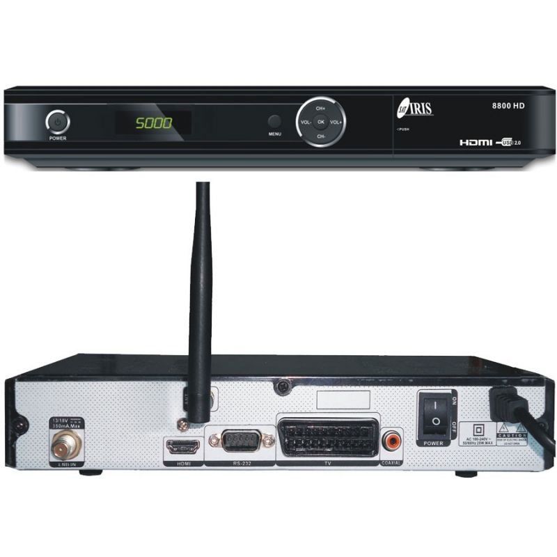 Récepteurs: Receptor Satelite IRIS 8800 HD WIFI 1080 PVR – Neuf avec emballage d'origine à Dietlikon par SAT-SWISS