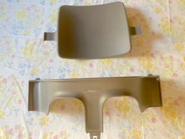 STOKKE Tripp Trapp Babyset m Rückenlehne u Bügel dunkelgrau