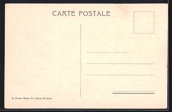 Cartoline postali: AK Montana s. Sierre, Forest Hotel – Usato da Berlin venduto da bartko-reher 1