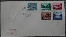 Pro Patria FDC-Couvert 1956 ET-Gestempelt