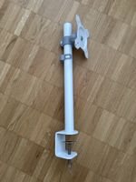 Monitor Halterung Tischhalterung Weiss Top Zustand!