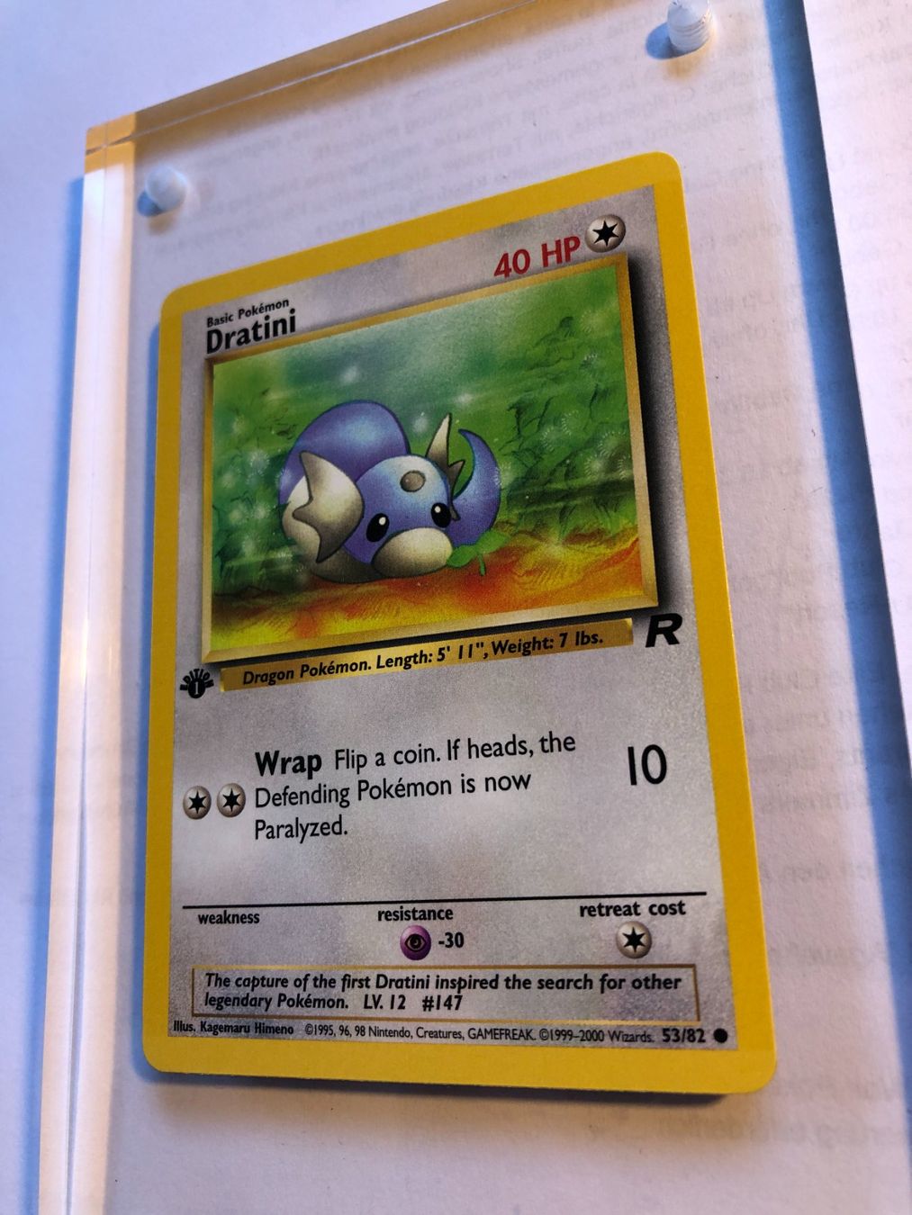 Cartes à collectionner: Dratini 1st Team Rocket - MINT - ab 1.- – D'occasion à Giubiasco par dan_pr8b 2