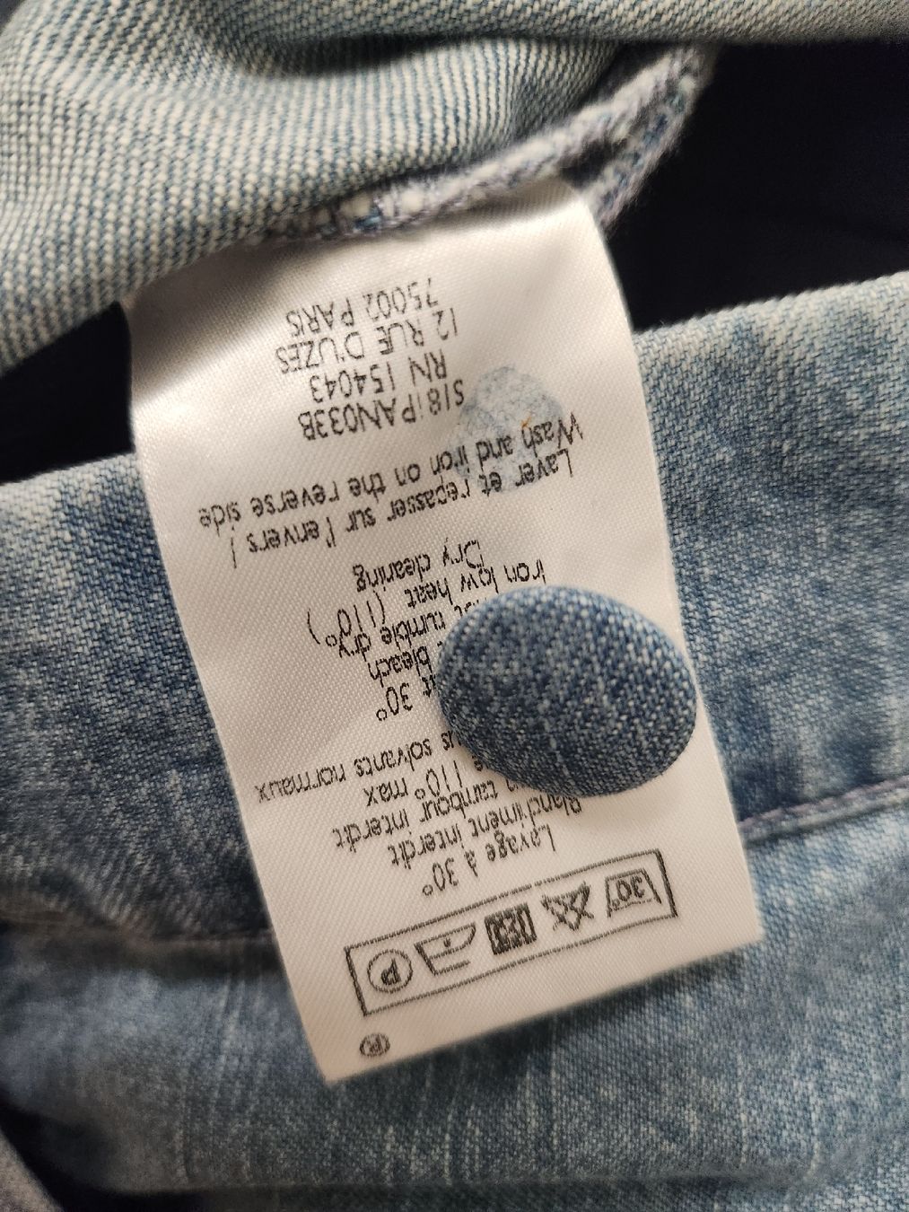 Sezane Jeans: Jean SEZANE large taille 46 bleu clair  – D'occasion à Niedergösgen par Eva2410 7