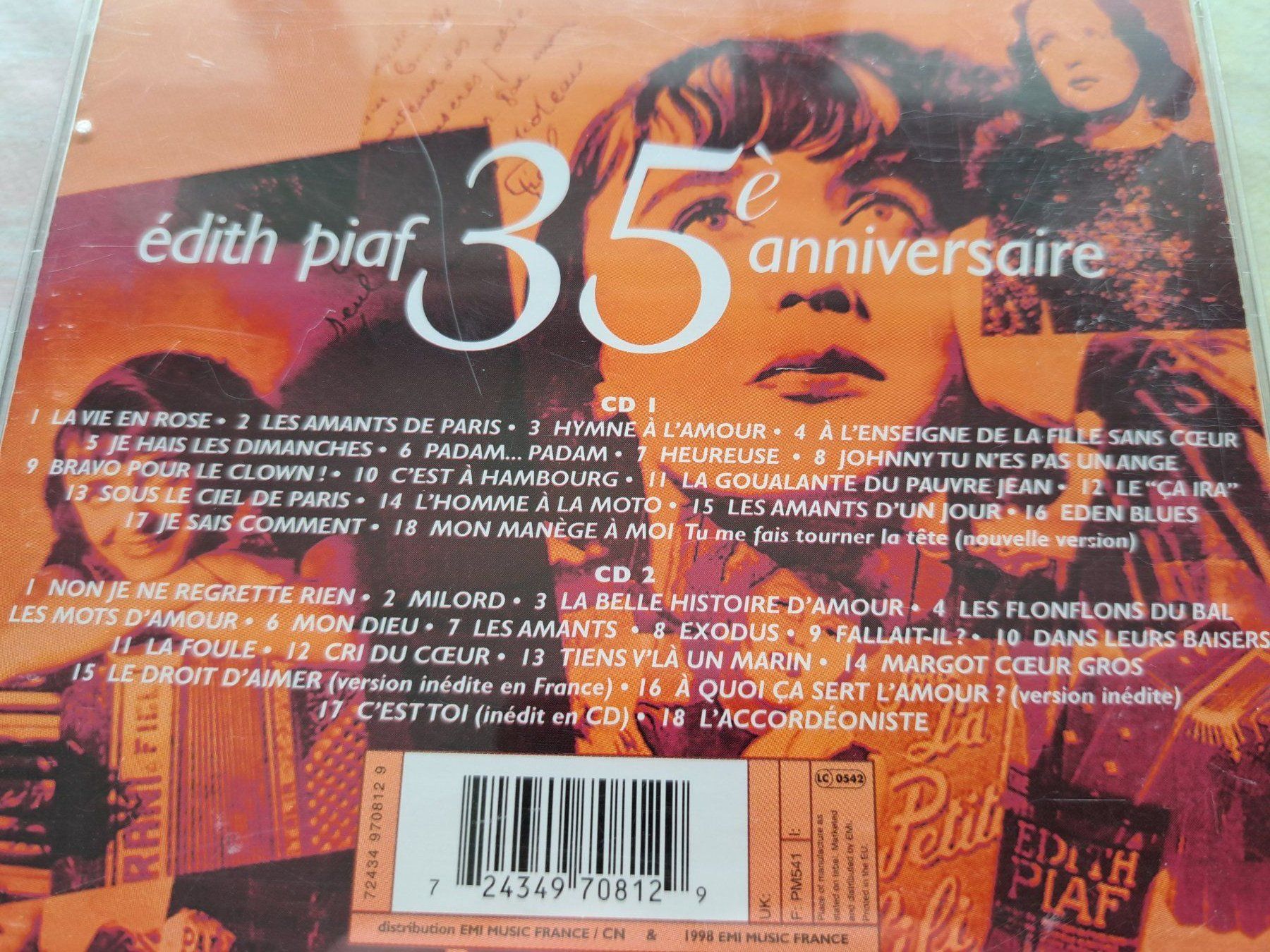 CD: Cd Edith Piaf - 35 ème anniversaire  – Usato da Pully venduto da bro_n52j 2