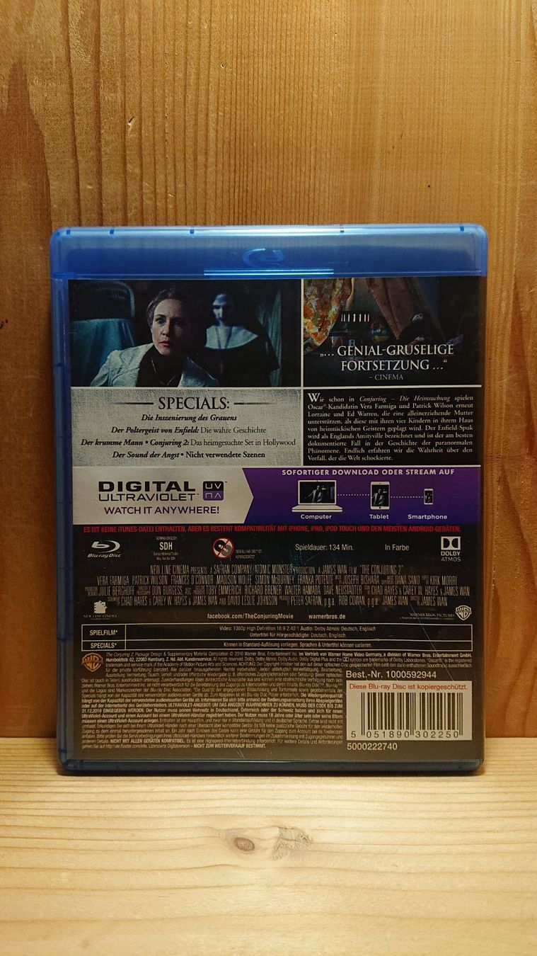 Alle DVDs: CONJURING 2 auf Blu-Ray – Gebraucht aus Wilderswil von Exebub 1