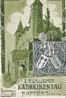 St. Gallen -Katholikentag Rapperswil 1911