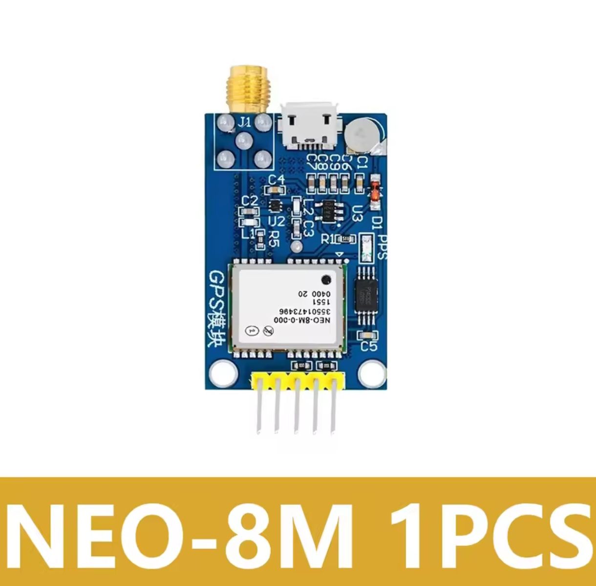 Componenti elettronici: GPS Modul NEO-8M mit Antenne, UART TTL, 5V – Nuovo e nell'imballaggio originale da Romanshorn venduto da pfimex