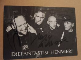 Die Fantastischen Vier - handsignierte Autogrammkarte