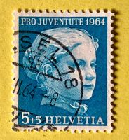 Nr.J 205 GESTEMPELT Mädchenbildnis 1964   