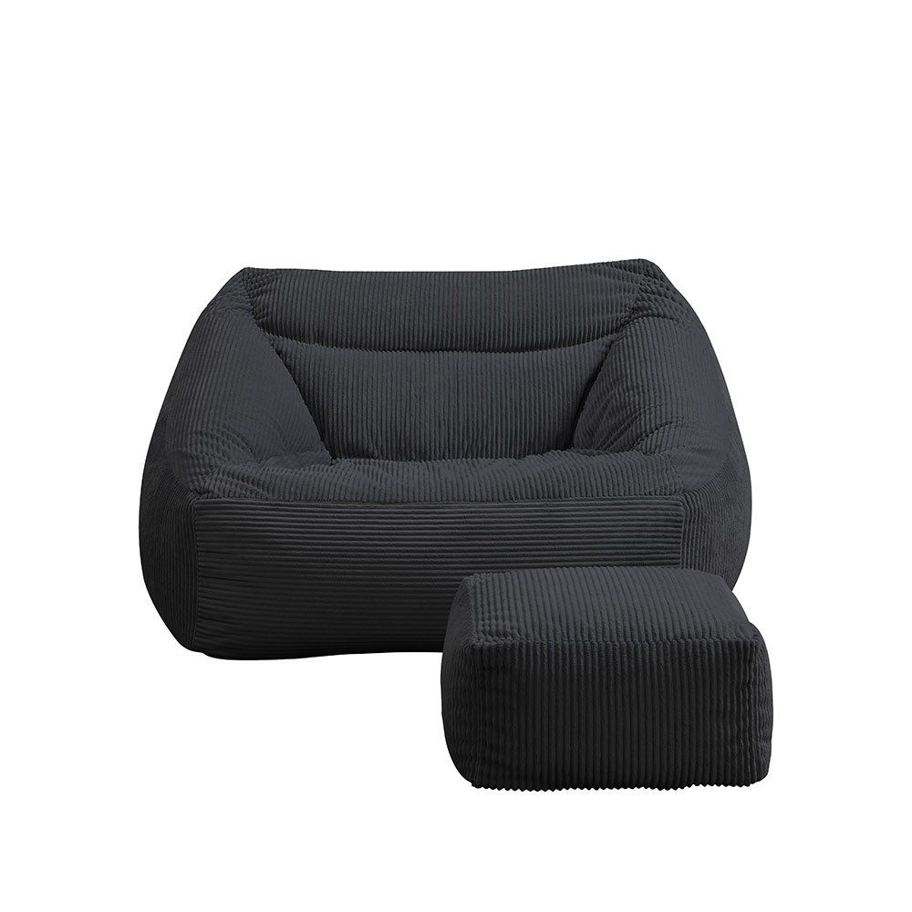 Poltrone: 21948 - Sitzsack mit Hocker BIGGY – Anthrazit – Nuovo e nell'imballaggio originale da Wallenwil venduto da toesstal-vertrieb 5