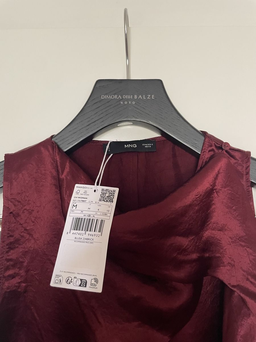 Mango Top: Top/Blouse Mango en Viscose  – Nuovo e nell'imballaggio originale da Vevey venduto da ali_qc7f 1
