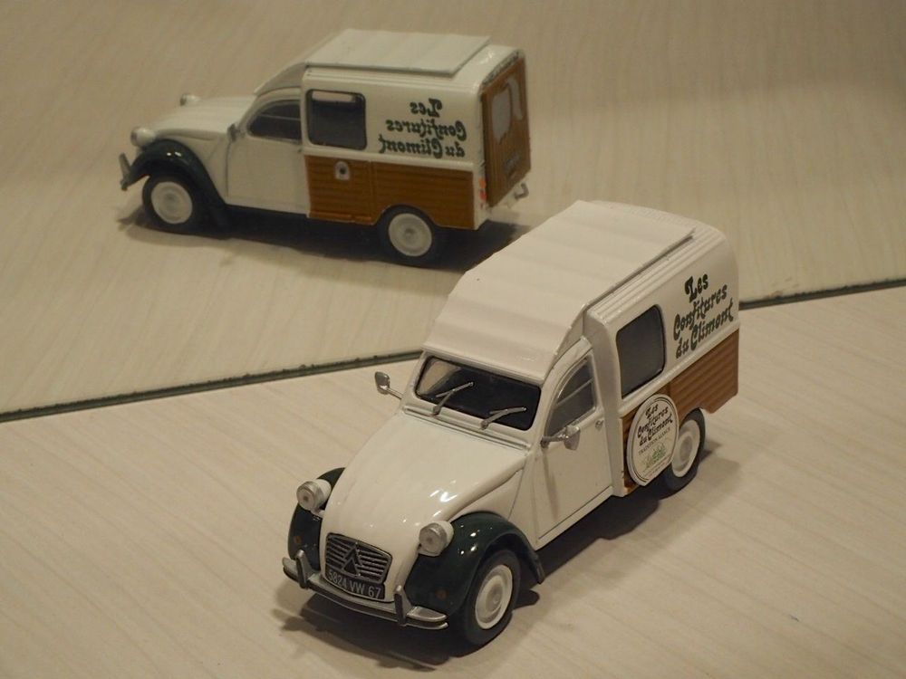 CITROEN 2CV CAMIONETTE bleu 1/43 (no solido/norev/eligor/dinky) EUR 4