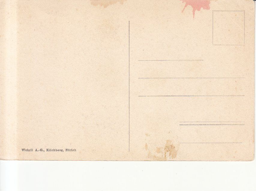 Cartoline postali: Interlaken Blumenuhr ca. 1910 – Usato da Bürglen TG venduto da StampGraf 1