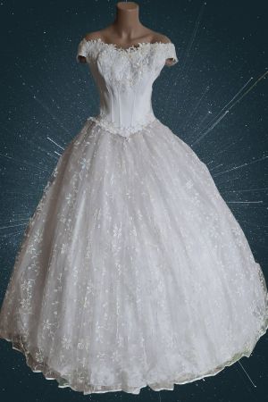 Brautkleid, Glitzer Gr. 38 / 40