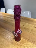 Magnifique vase décoratif rose en verre 🌹🌺🌼🌷🌸