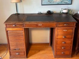 Bureau de réception américain en chêne massif – vers 1880