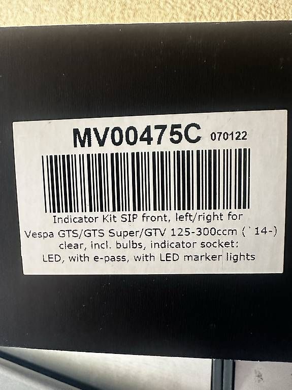 Toutes les pièces pour scooter: Vespa GTS LED Blinker Neu – Neuf avec emballage d'origine à Münchwilen TG par dolcevita79 3