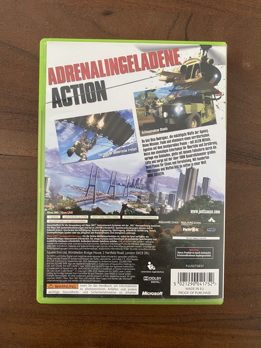 Microsoft Spiele: Just Cause 2 für Xbox 360 – Gebraucht aus Thunstetten von Virus_33 2