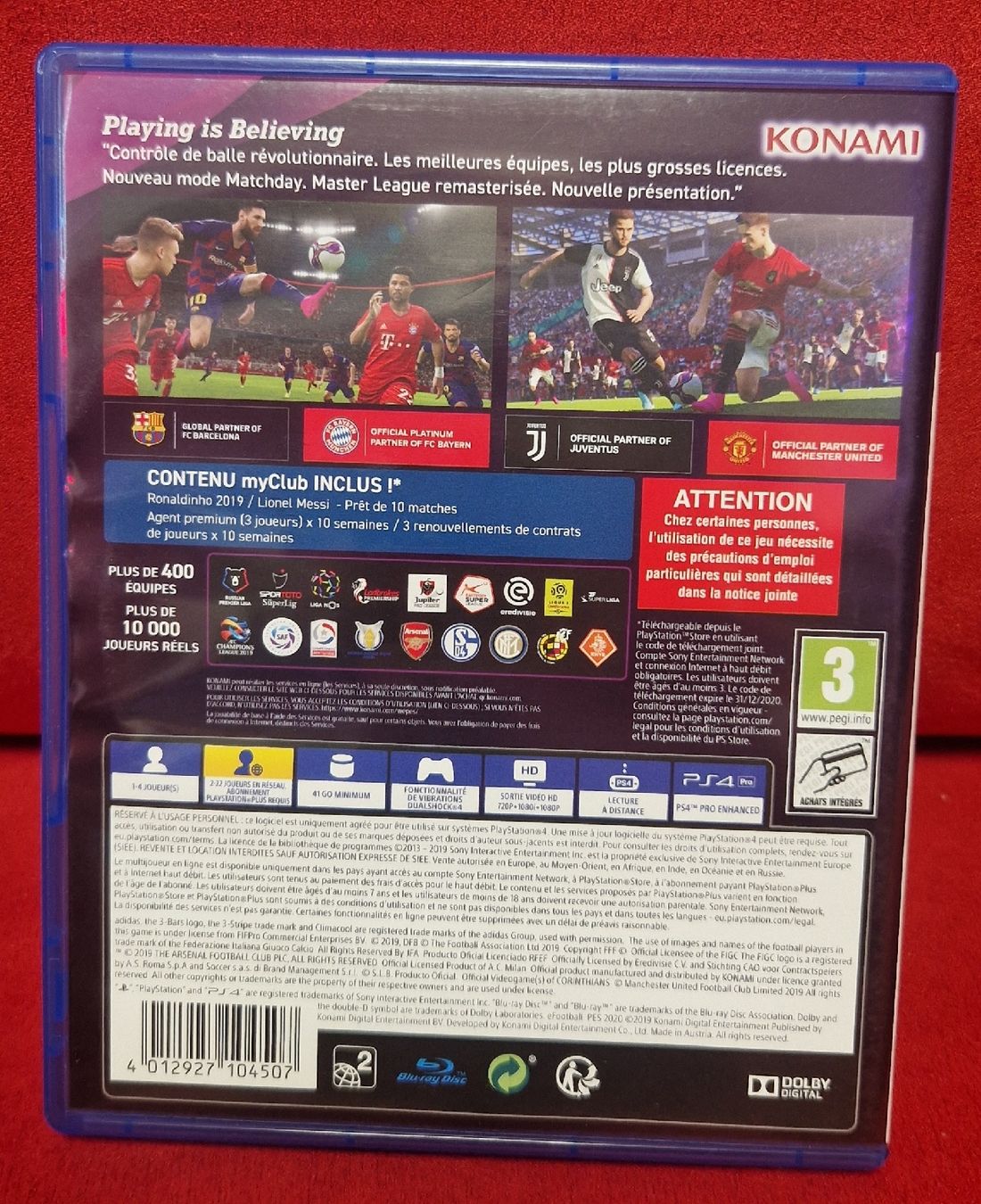Sony Jeux: Efootball PES 2020 Ps4 – Neuf (Voir description) à Villars-sur-Glâne par MrLobTec 1