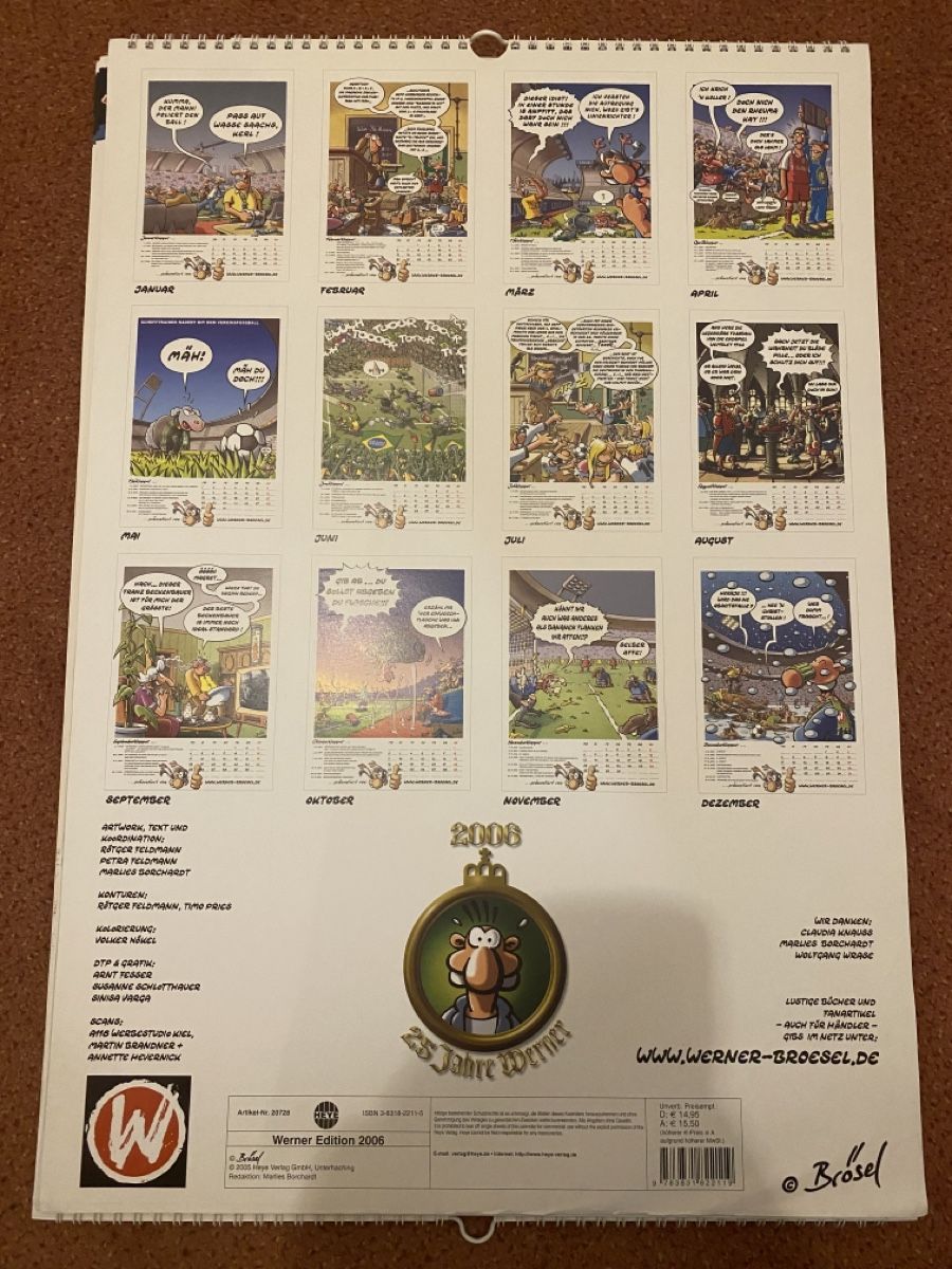 Kalender: Werner Beinhart Kalender – Neu (gemäss Beschreibung) aus Zürich von TheWickerman 3