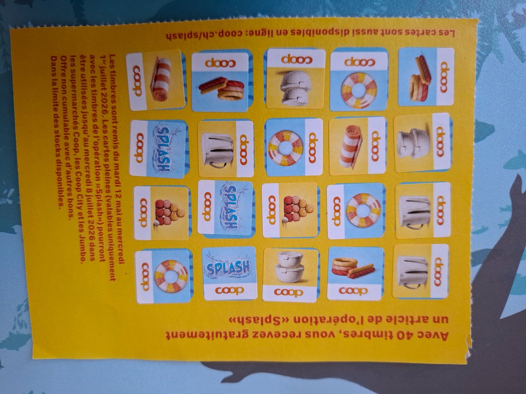 Coop Sammelmarken & -punkte: 32 Märkli Coop  Splash – Neu (gemäss Beschreibung) aus Crémines von Carambaaa 1