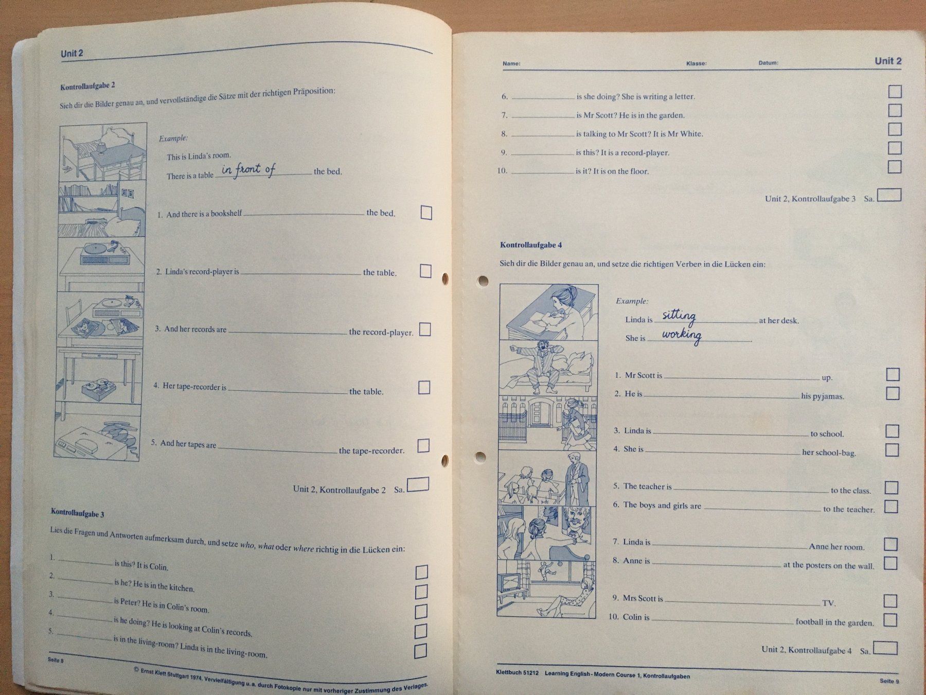 Libri: Learning English - Kontrollaufgaben, Band 1 – Usato da Grenchen venduto da Kogi7 4