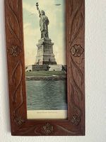 Vintage Foto Photo Druck New York Freiheitsstatue