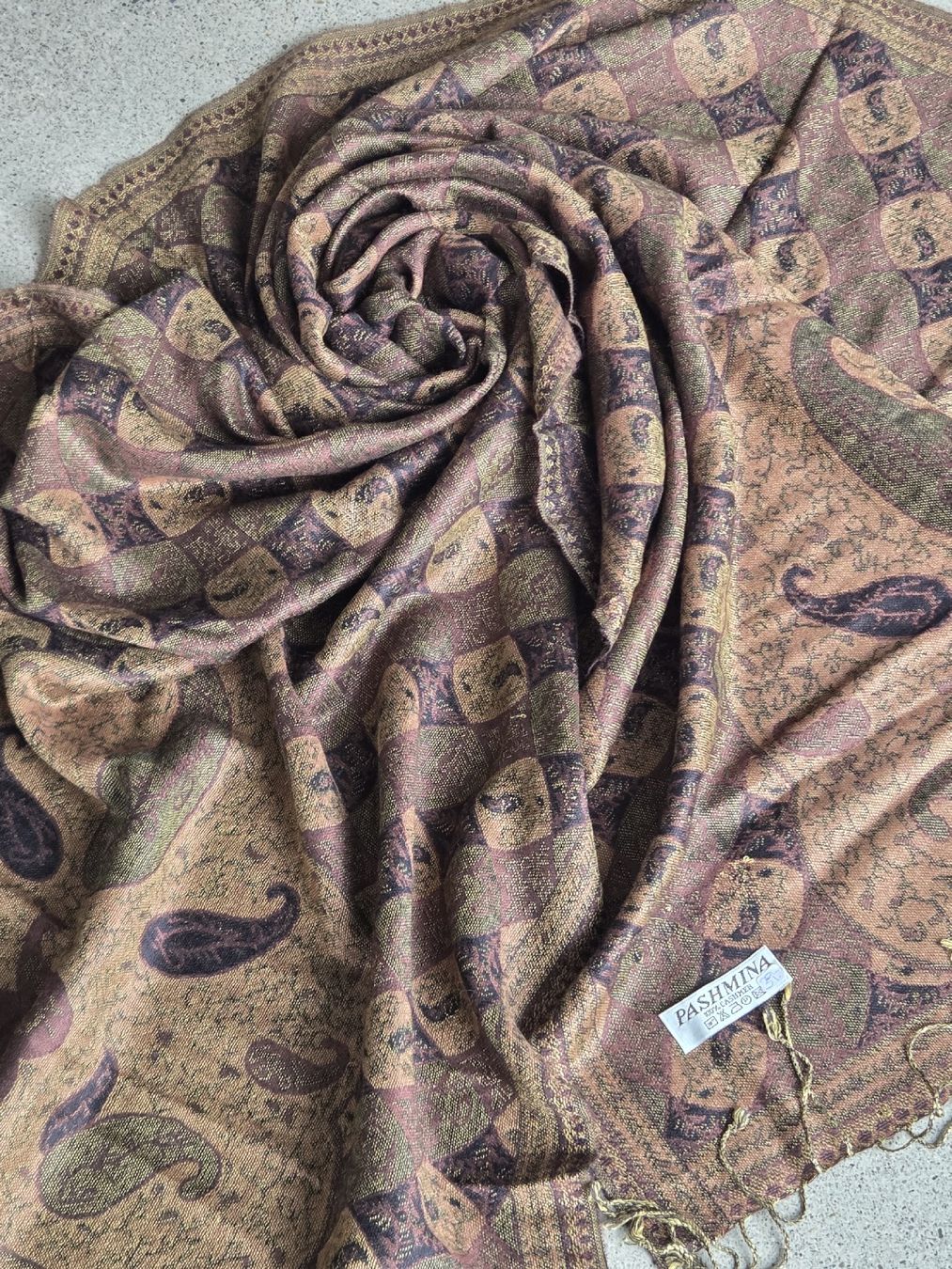 Foulard & Sciarpe: Pashmina, Cashmere-Schal 70 x 200 cm – Nuovo e nell'imballaggio originale da Frauenfeld venduto da Schenken-mit-Herz 2