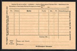 Bremen, Zigarren-Fabrik Heinrich Müller