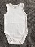 Weisses Baby Body, Gr. 62/68, Baumwolle