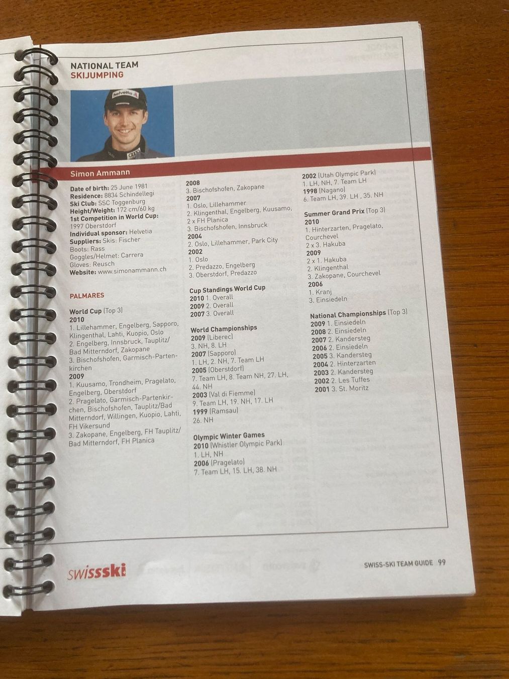 Libri: Swiss-Ski Team Guide 2010/11 – Usato da Lovens venduto da Traktor69 3