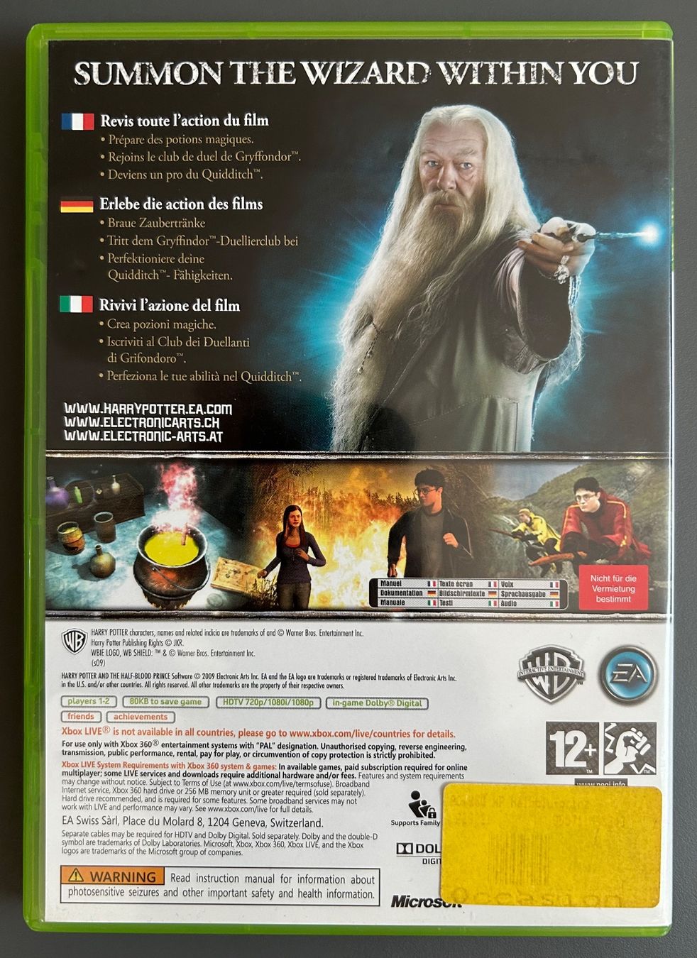Giochi: Harry Potter und der Halbblutprinz - Xbox 360 – Usato da Obfelden venduto da jenxbp 1
