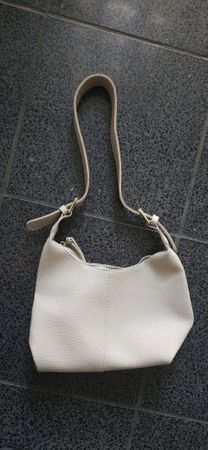 SECOND HAND kleine beige Tasche