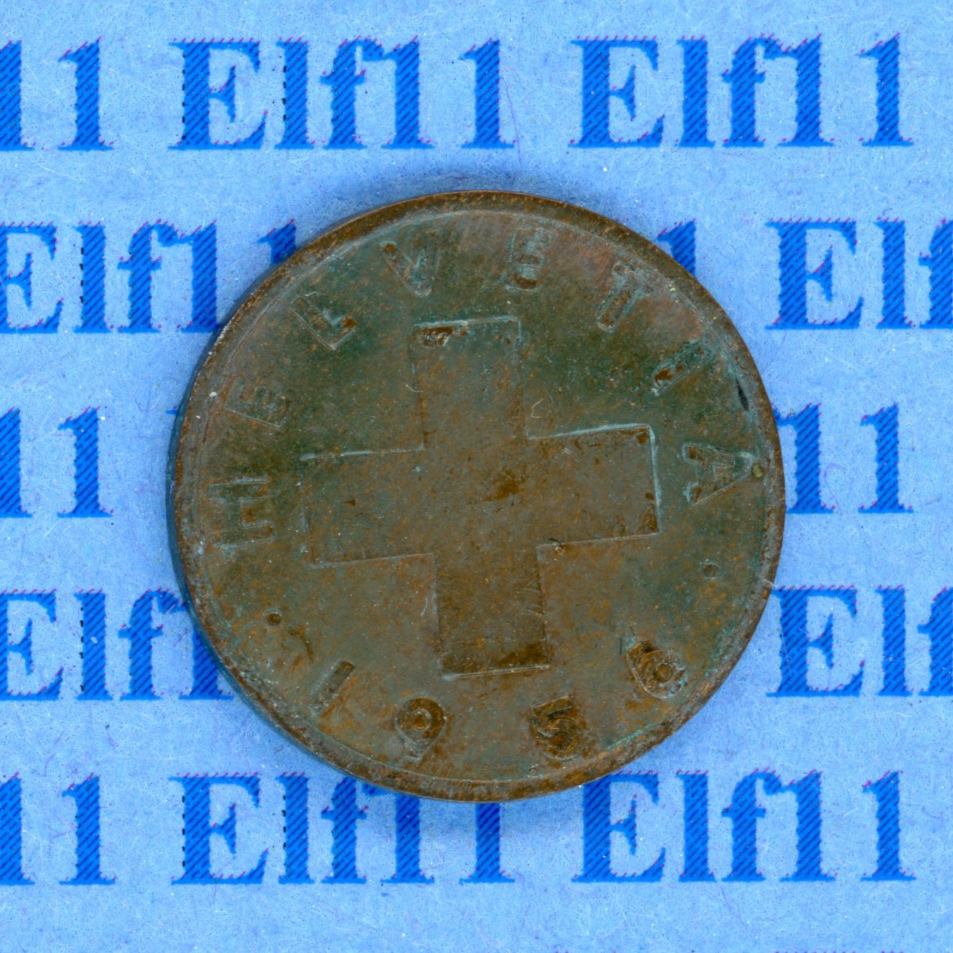 Tutti le monete: CHF___0.01 1956 ss-vz 1 Rappen – Usato da Widnau venduto da Elf11