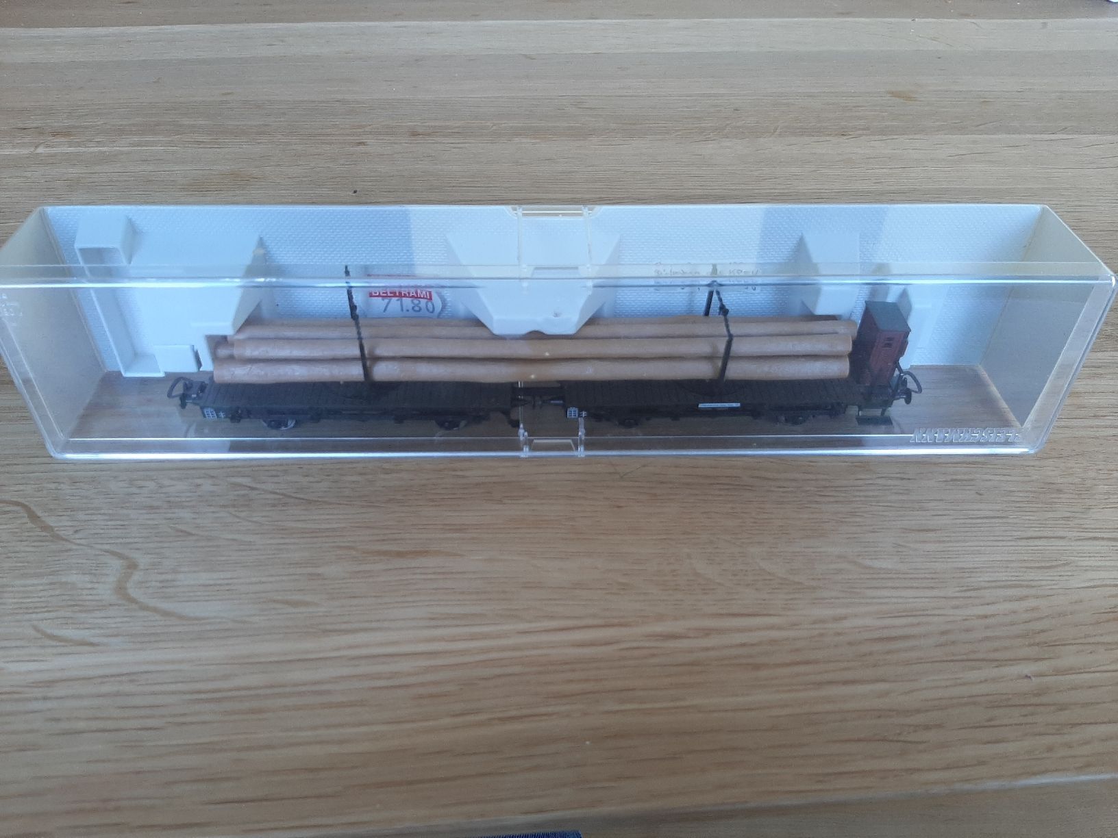 Fleischmann Modellini di ferrovie: Fleischmann 5814 Langholzwagen – Usato da Dietlikon venduto da nick911 6