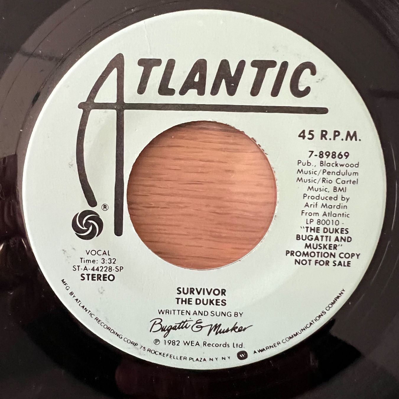 Dischi in vinile: Dukes - Survivor / US-Promo 1982 – Usato da Gais venduto da soundcave57 1