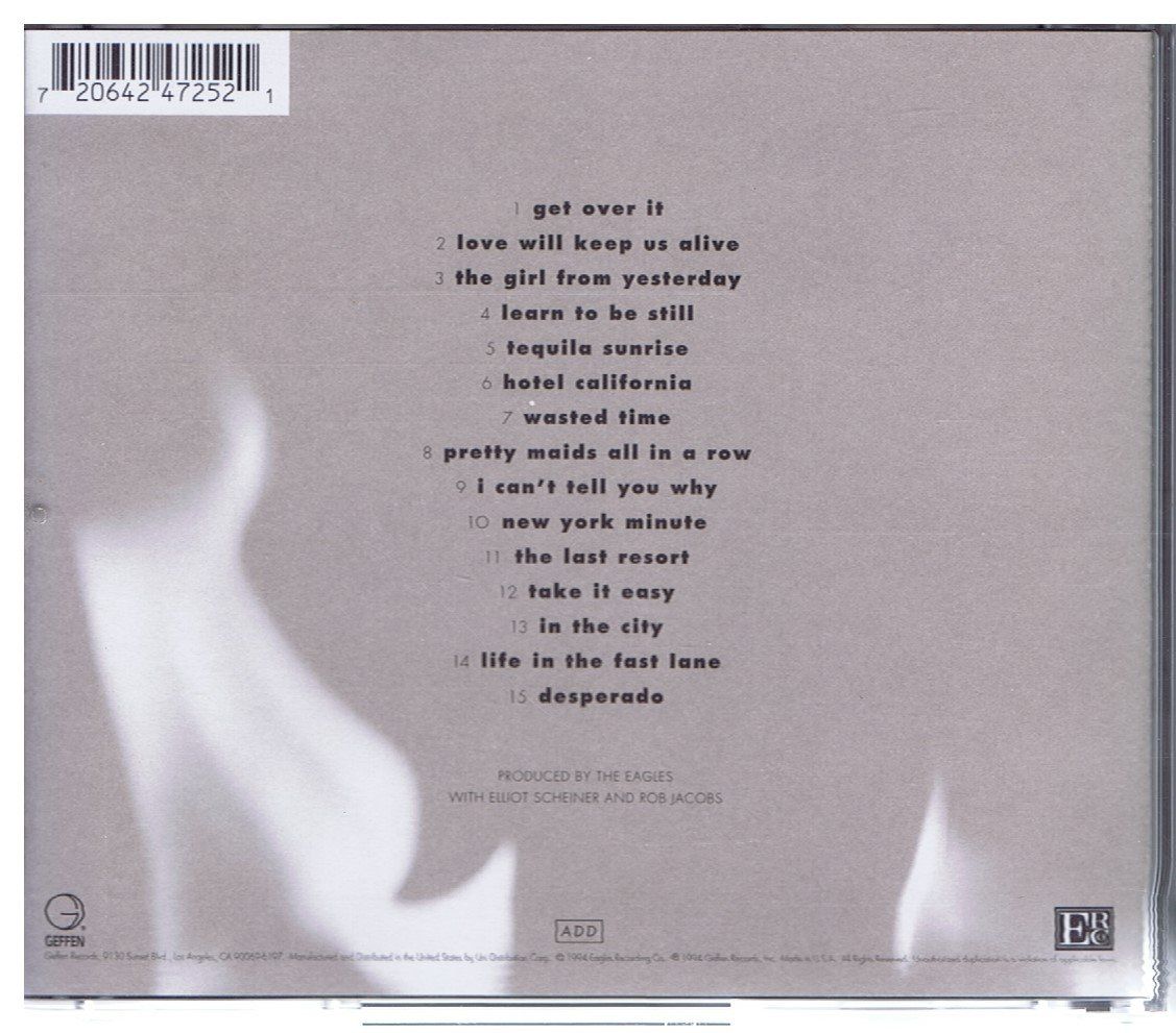 CD: Eagles – Hell Freezes Over – Usato da Unterengstringen venduto da Lastchance 1