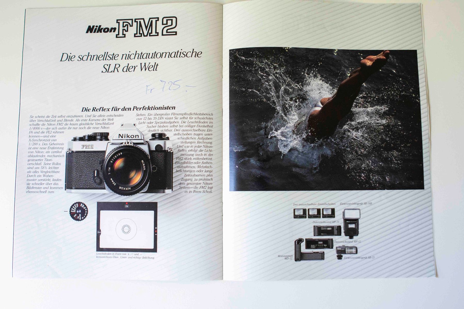 Nikon Documents: Nikon Prospekt Gesamtprogramm 80er – D'occasion à Schwerzenbach par floridan 4