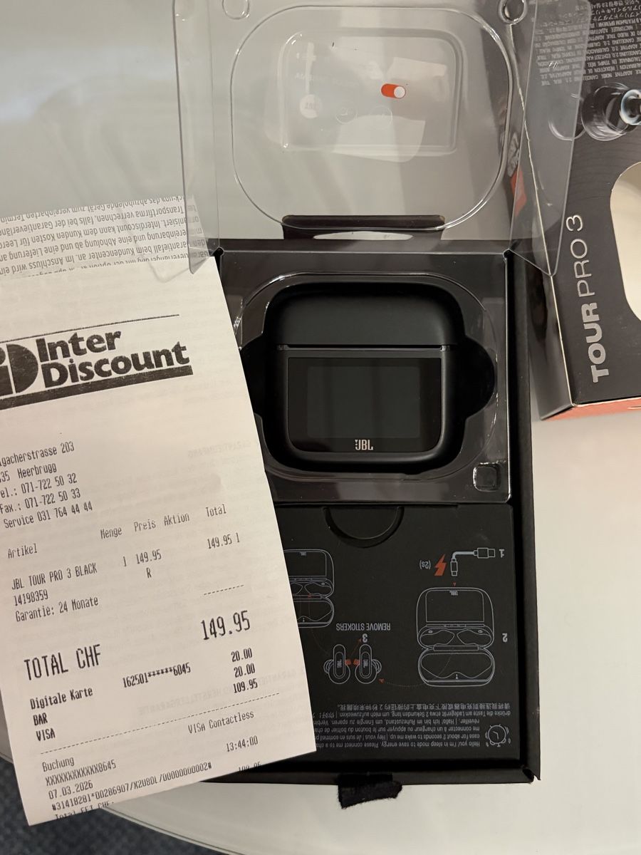 JBL Cuffie: JBL Tour Pro 3 Black Headphones – Usato da Widnau venduto da Nblesse 3