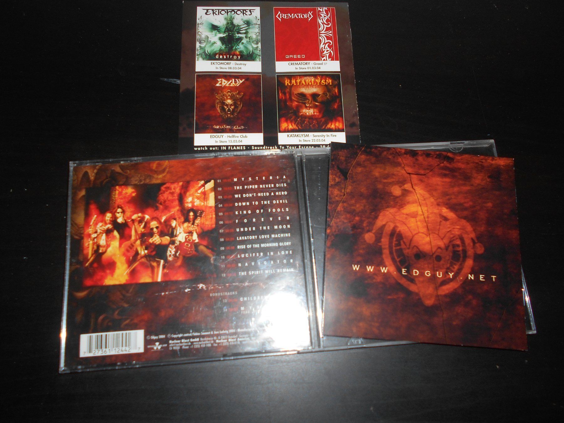 CD: Edguy – Hellfire Club / 2004 – Usato da Aarberg venduto da witchhunter01 1
