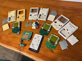 Gameboy Classic Ersatzteile original Konvolut Case Platine