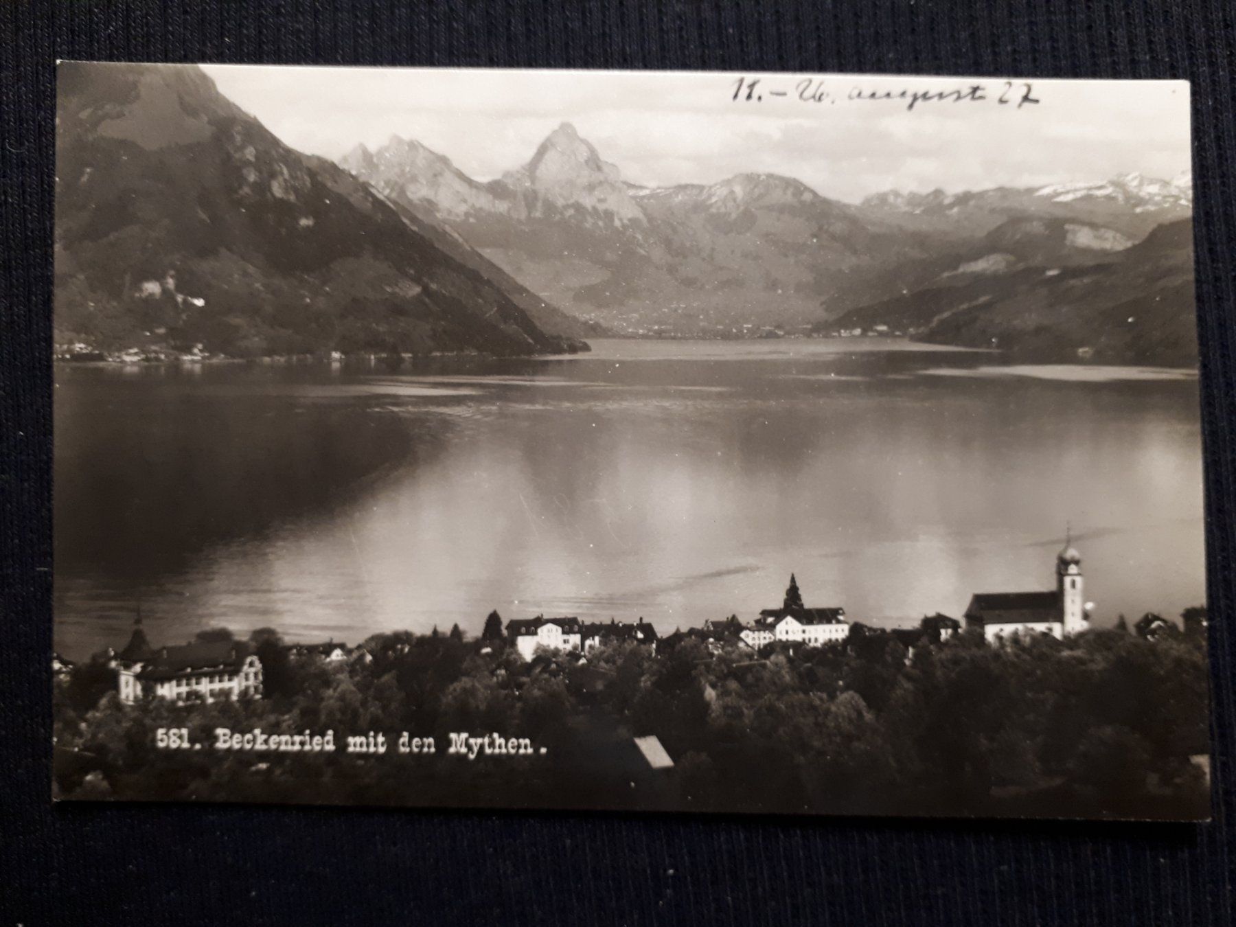 Cartes postales: BECKENRIED 1927 – D'occasion à Ponto Valentino par giorgia06