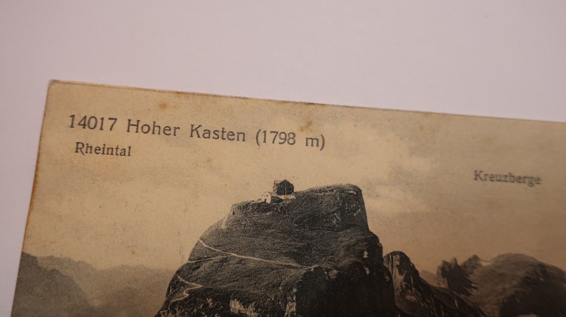 Ansichtskarten: Hoher Kasten Rheintal – Gebraucht aus Cormoret von Pascalll2001 2