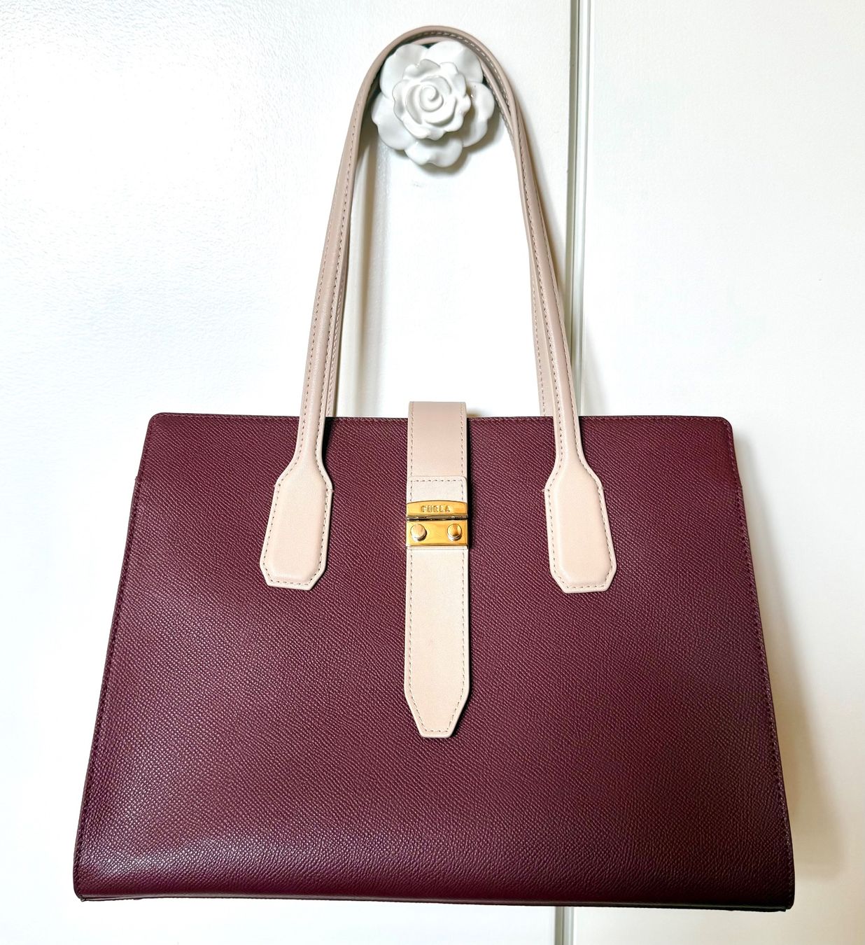 Furla Taschen für Damen: Furla Handtasche - bordeauxrot – Neu (gemäss Beschreibung) aus Eichberg von Lolapop18