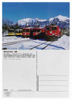 Untervaz Bahnhof Landquart Postauto Bahn RhB Be 4/4 Ge 6/6