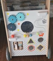 Lauflernwagen Holz mit Spielbrett guter Zustand