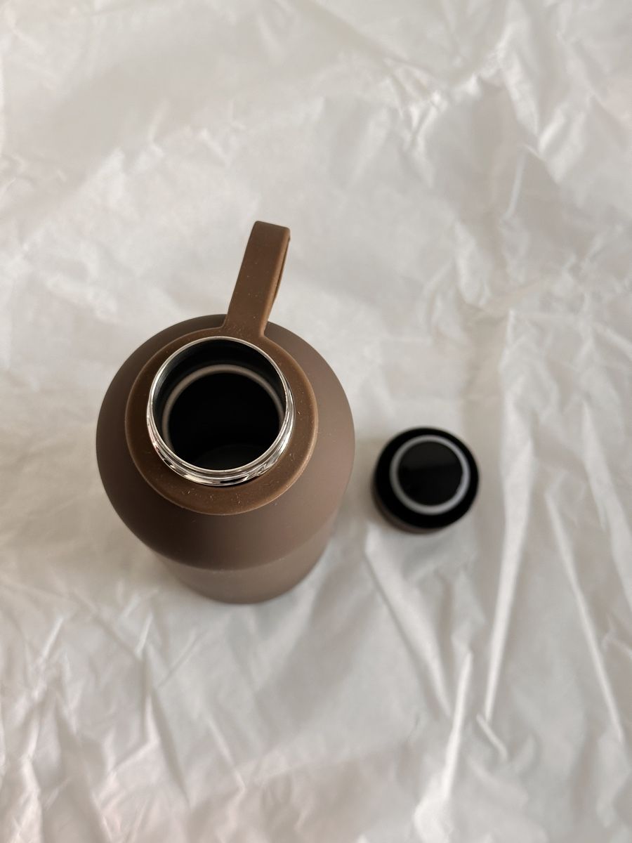 Borracce & Thermos: Edle Trinkflasche braun neu – Nuovo e nell'imballaggio originale da Zürich venduto da MaxZurich 2