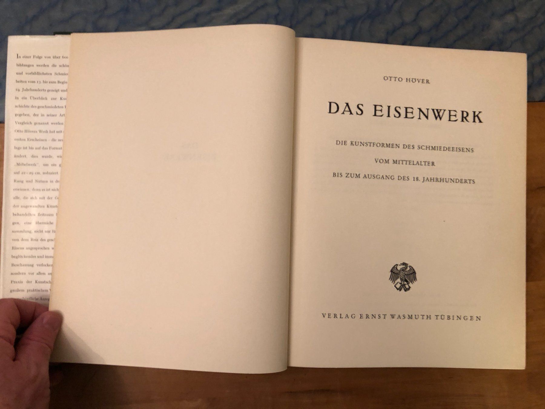Bücher: Otto Höver: Das Eisenwerk – Gebraucht aus Zürich von allp 2