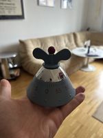 Alessi Michael Graves Timer Küchenuhr blau Designklassiker
